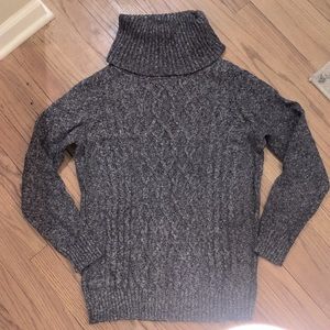 Turtleneck knit sweater